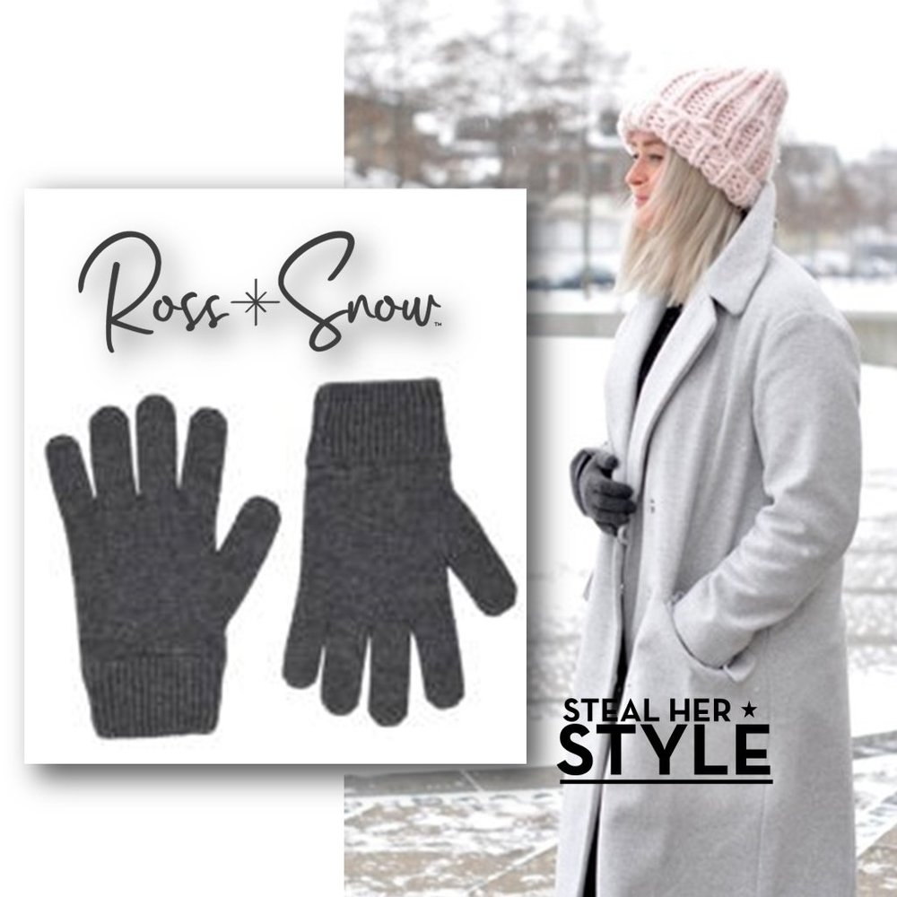 𝐑𝐎𝐒𝐒 ✳ 𝐒𝐍𝐎𝐖 100% Cashmere Gloves - NEW!!!